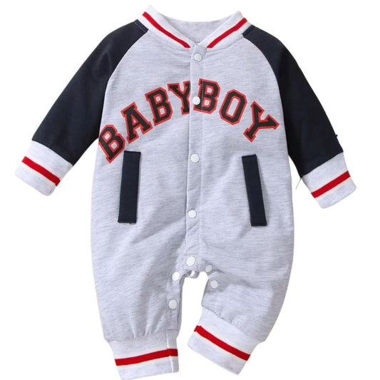 Enterito con botones baby boy | Ropa de abrigo para bebés y niños pequeños