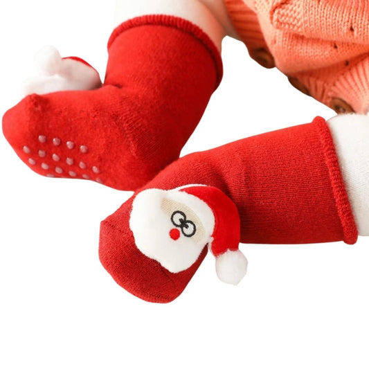 Calcetines navideños 3D bebé 0-6 meses - calcetines