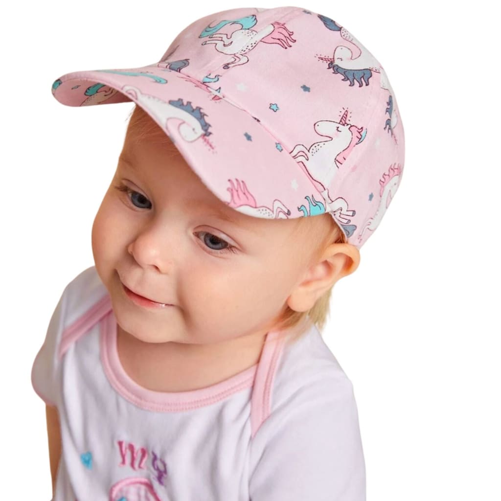 Gorra o jockey de unicornio para niñas 6-12 meses | Gorros para bebés y niños pequeños