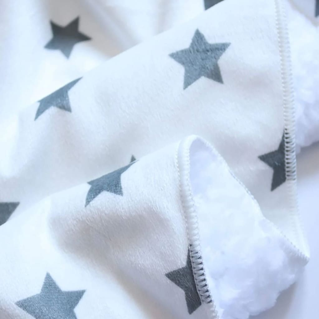 Manta para bebé estampado de estrella e interior de polar | Mantas para dormir de bebé