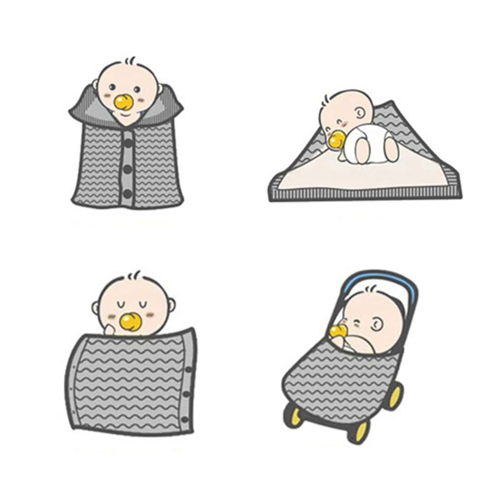 Saco de dormir tejido con chiporro para bebés color Menta | Ropa de abrigo para bebés y niños pequeños